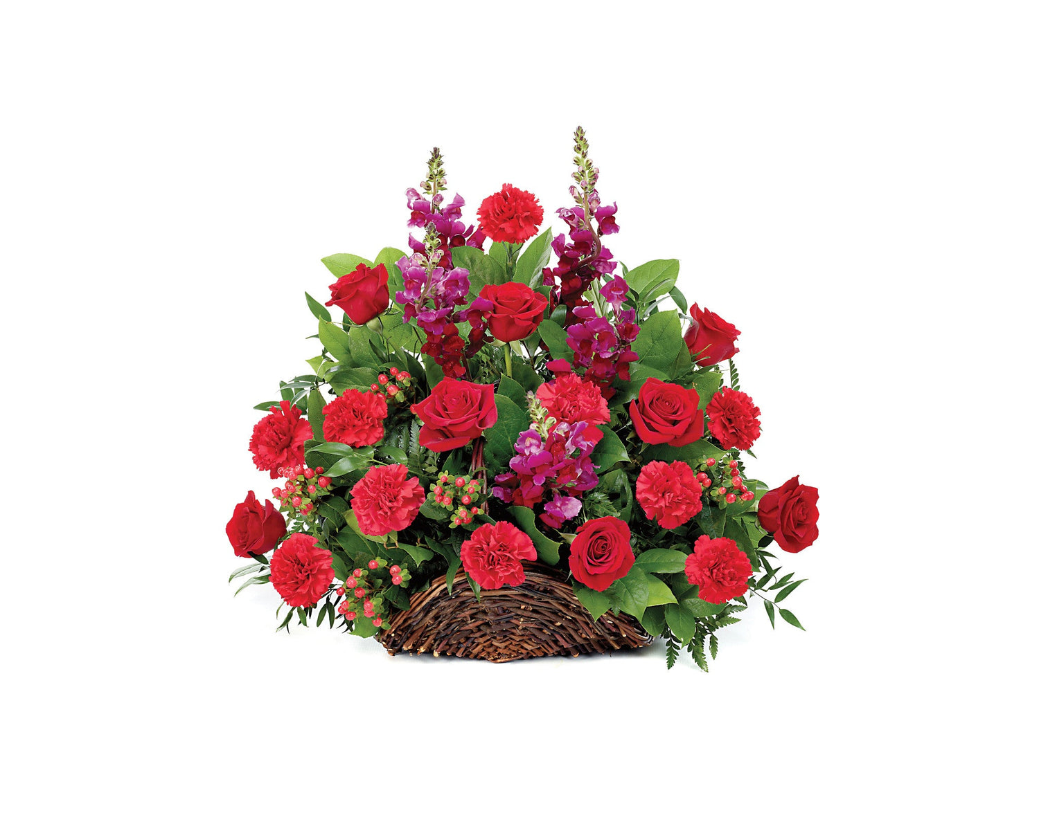 CESTA CLÁSICA DE CONDIOS JUNTO A LA CHIMENEA