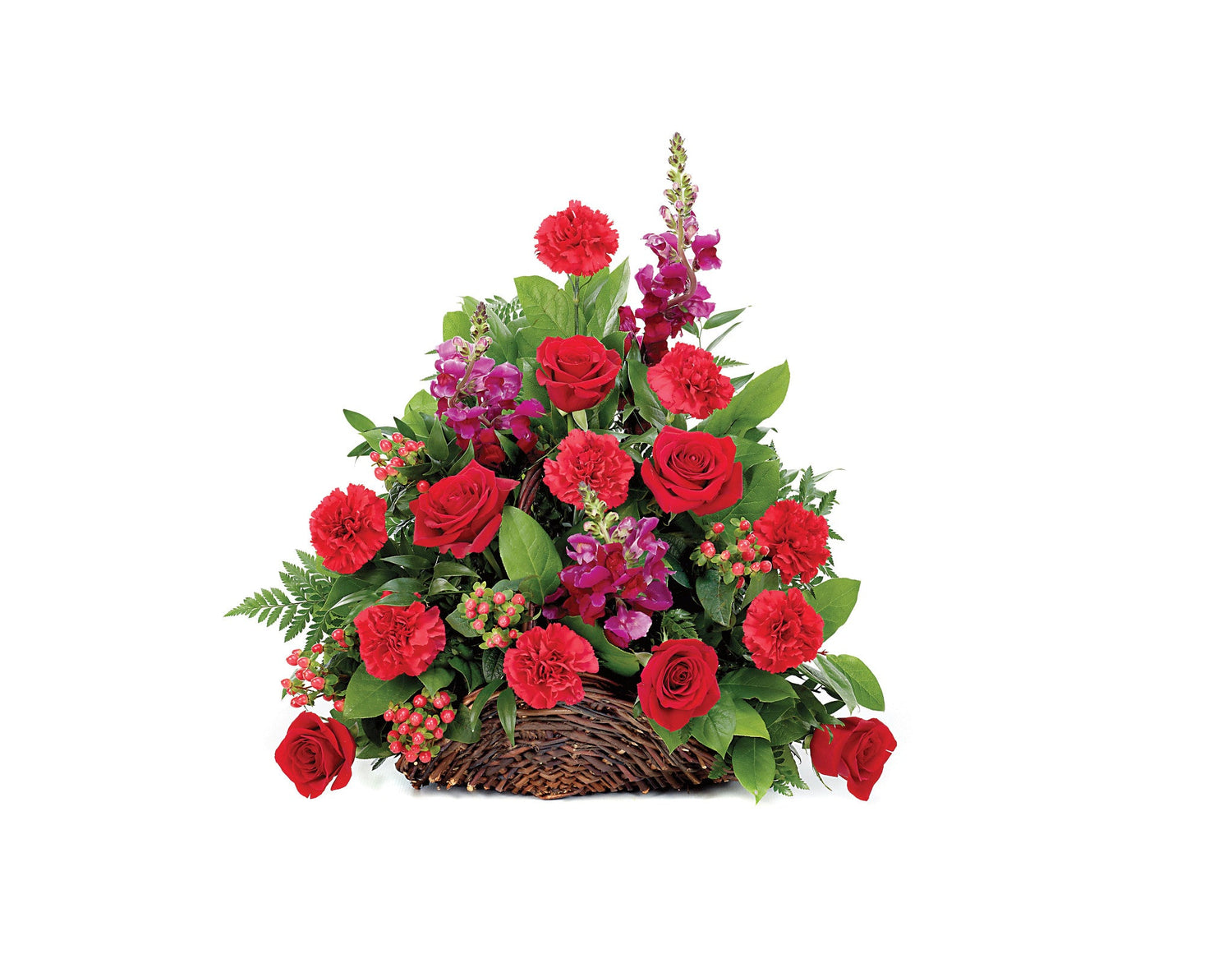 CESTA CLÁSICA DE CONDIOS JUNTO A LA CHIMENEA