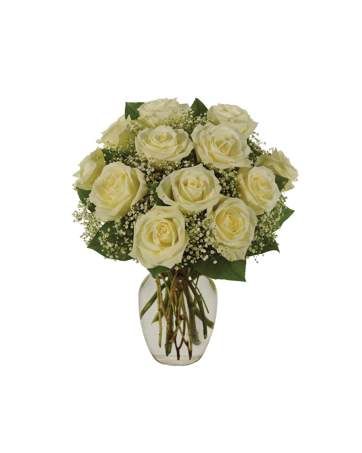 BOUQUET DE ROSES BLANCHES