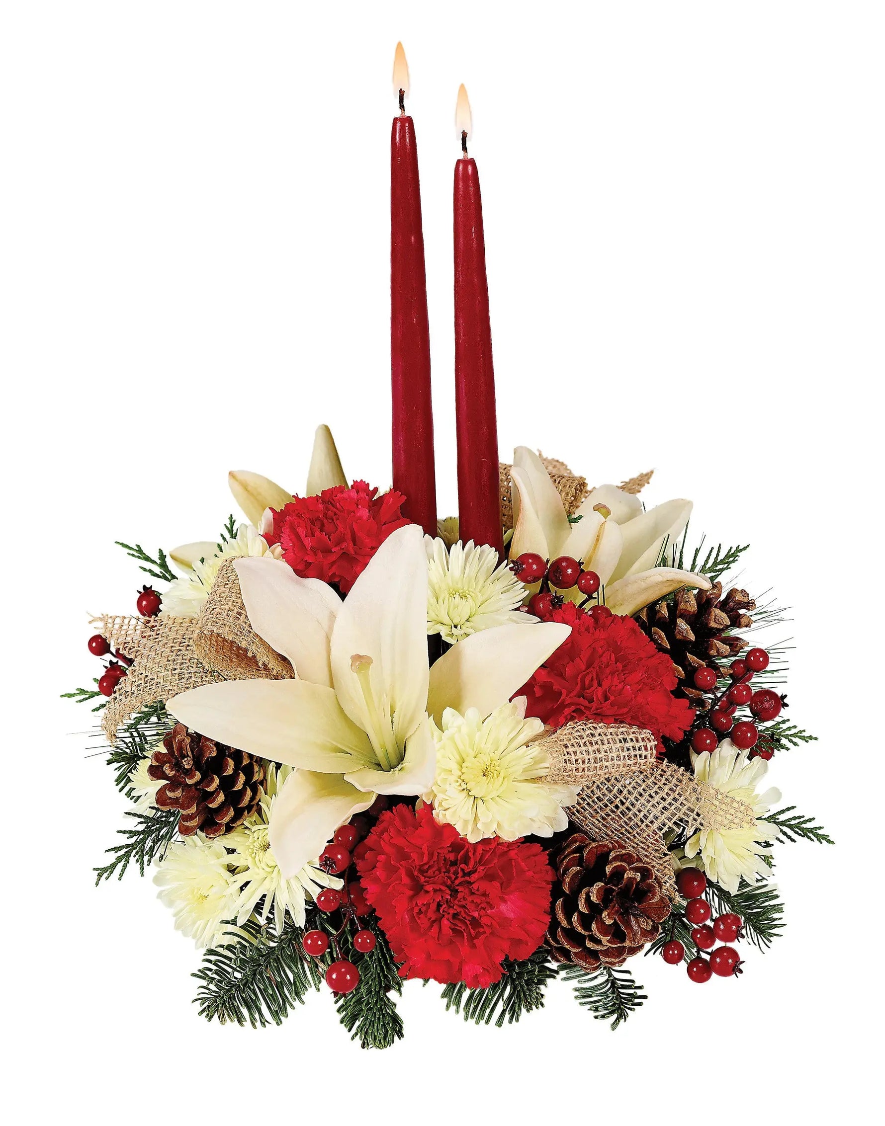 Nature's Holiday Centerpiece bloomexusa