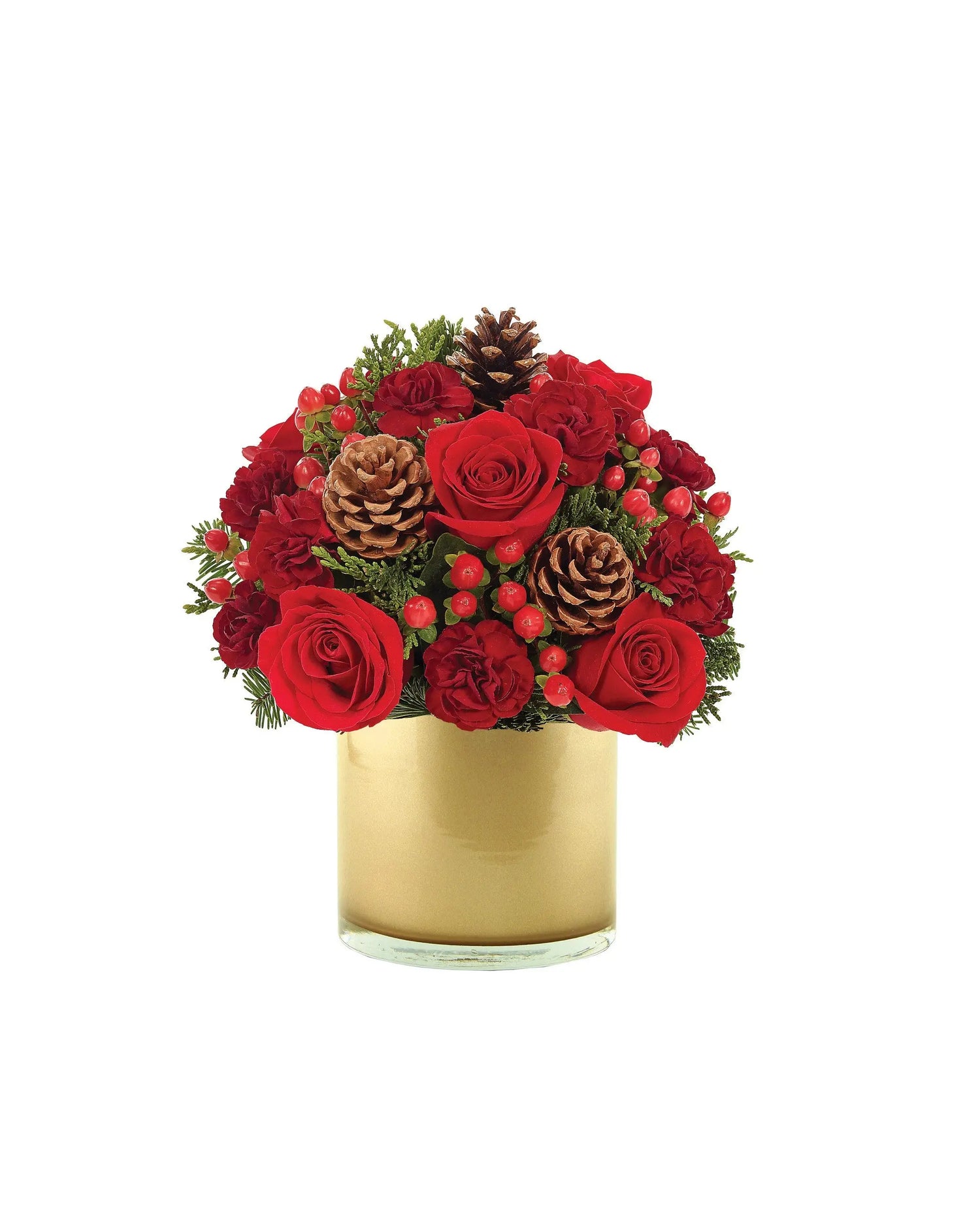Crimson Christmas Bouquet bloomexusa