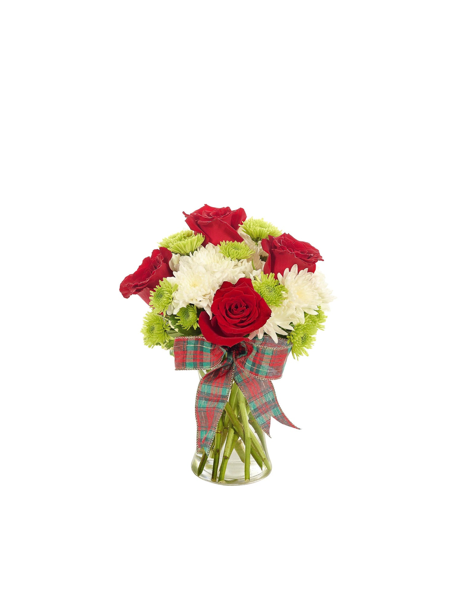 Celebración navideña a cuadros