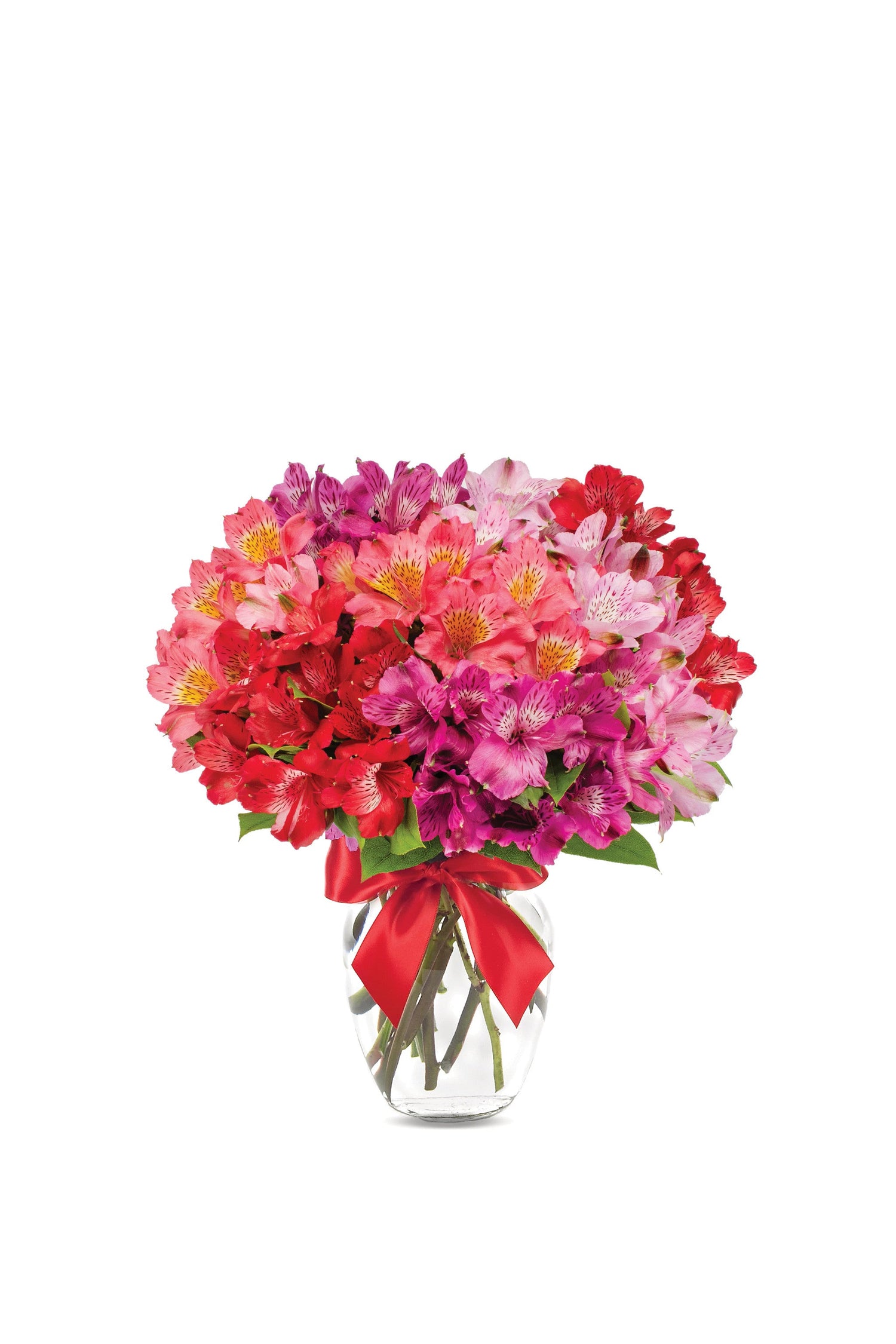 Ramo de lirios peruanos románticos