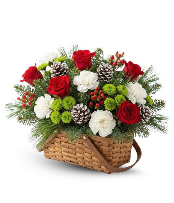 Cesta de calidez navideña