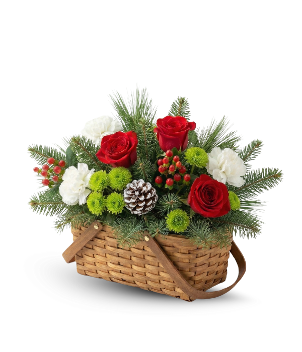 Cesta de calidez navideña
