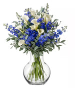 Blue and White Joy bloomexusa