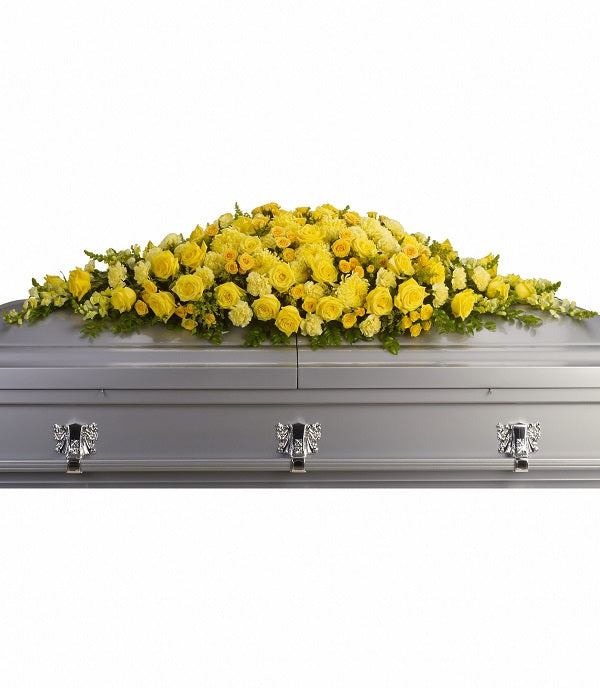 Ramo de ataúd Golden Garden