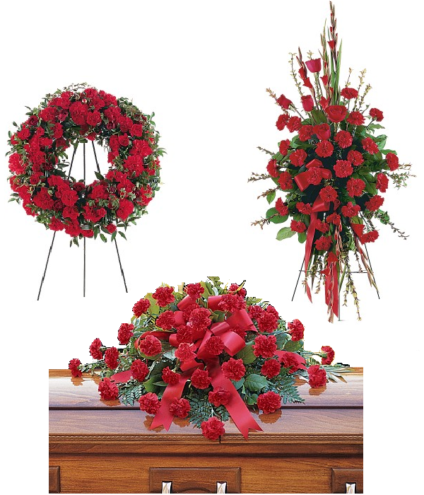 Paquete de flores para funerales Warm Regards