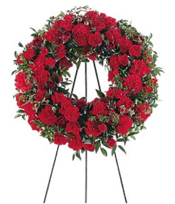 Corona de saludos cálidos