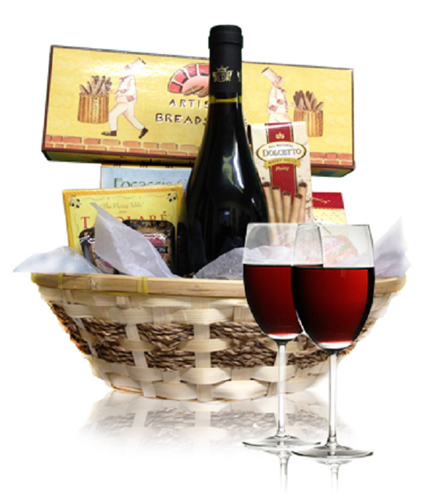 Wine & Cheese Basket